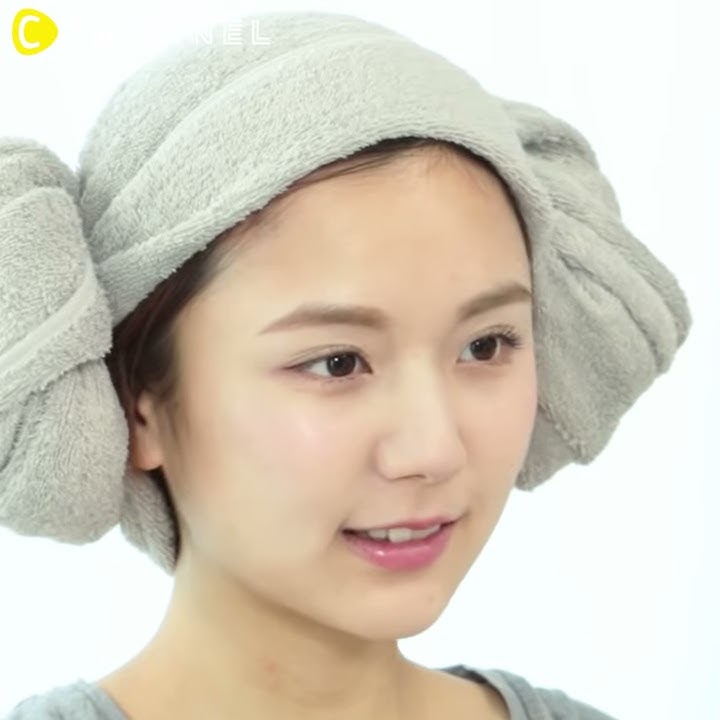 頭にタオル 女子大学生に聞く！お風呂上がりのタオルの巻き方タオルギフトがくれたもの