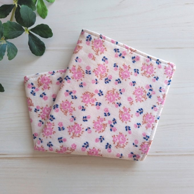 手作りガーゼハンカチ - trenteetun