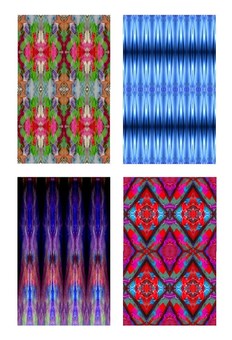 □二分割構図・シンメトリー構図とは - アクリル絵の具で自由画人