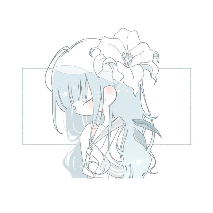 シンプルな女の子のアイコンイラストSKIMA スキマ