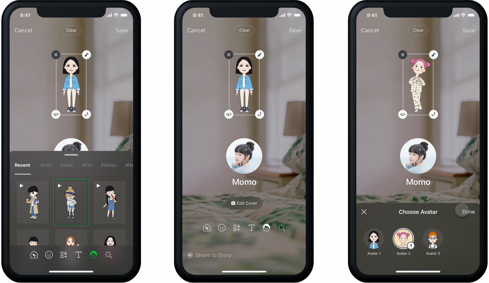 Line 背景 アイデアTikTok