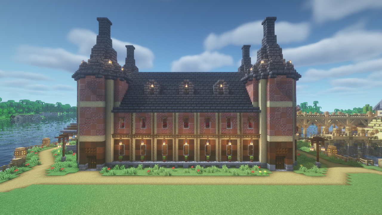 マインクラフト ヨーロッパ風の酒場作ってみた~内装編~ マイクラ建築講座