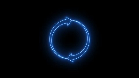 更新」ボタンのアイコンイラスト 丸・白黒無料イラスト素材のillalet