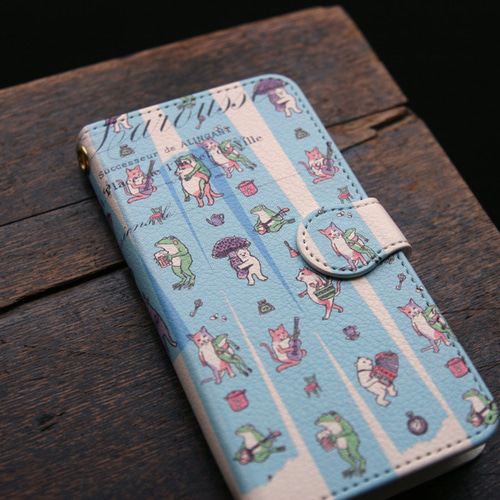 マスキングテープでウィリアム・モリス柄スマホケースT&H.work