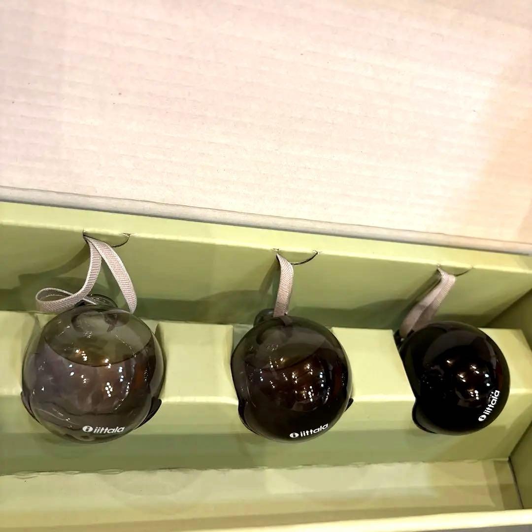 イッタラ オーナメントボール グレー 2箱セット