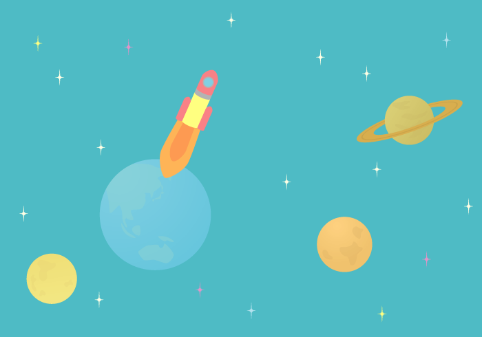 フリーイラスト宇宙の銀河パブリックドメインQ：著作権フリー画像素材集