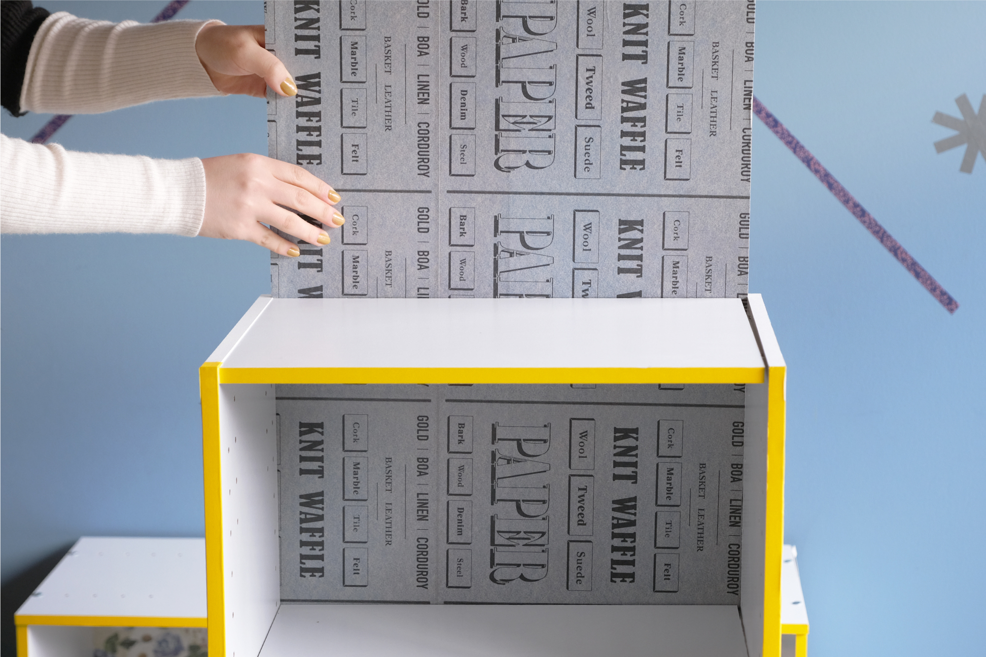 おんぼろカラーボックスをリメイクシートで簡単DIY - ちょうどいい時まで