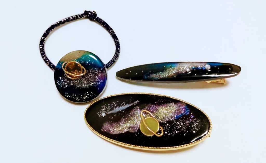 レジン宇宙玉100均 作り方TikTok