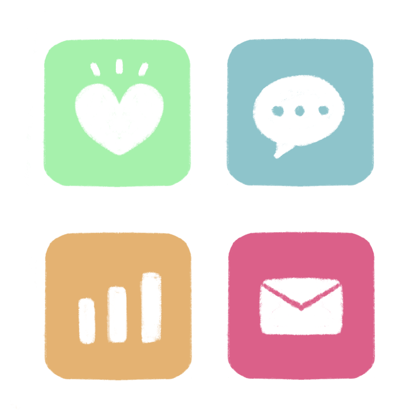 AZ-iconiPhoneのホーム画面を自分色に