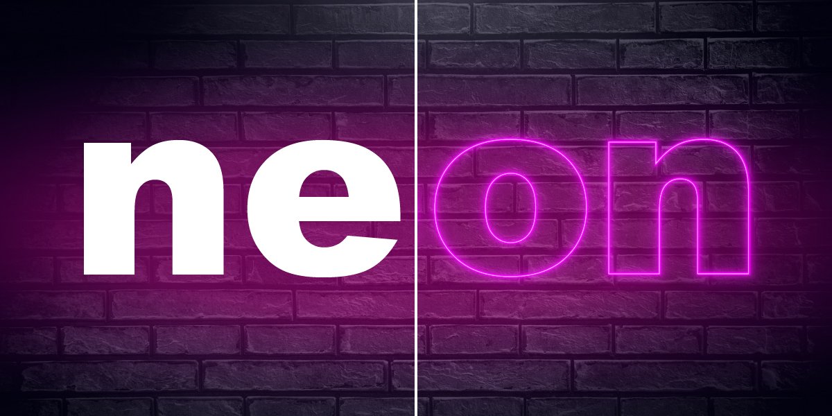 ネオンみたいな文字を書く方法 - ibisPaint