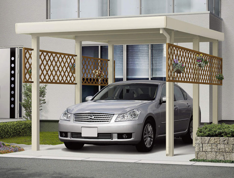 カーポートのサイドパネルを作ってみた。 DIY: 普通な日記