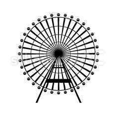 観覧車のベクトルのアイコン。公園のアイコンにカルーセル。アミューズメントに乗るの図。孤立した背景に単純なビジネス概念ピクトグラム。のイラスト素材・ベクターImage 82986733