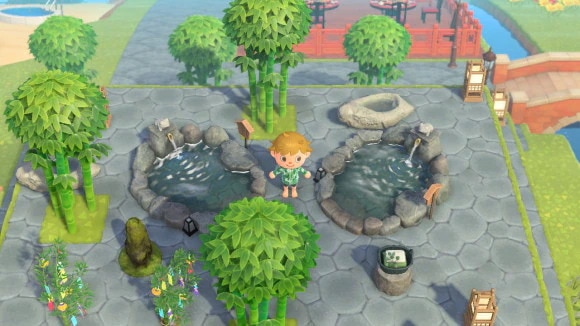 あつ森 池の作り方 + 配布 マイデザイン