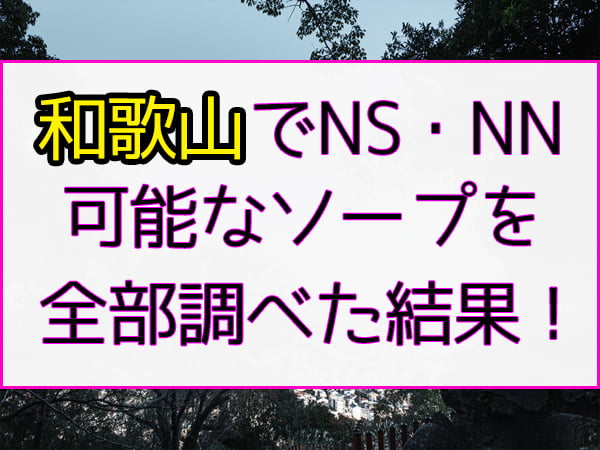 和歌山のソープ全8店舗！オススメ店でNN・NSできるか口コミから徹底調査！ - 風俗の友