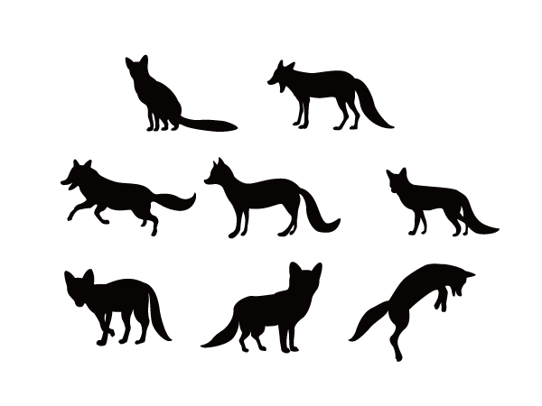 狐 ロゴイラスト・フリー素材なら「シンテリ」