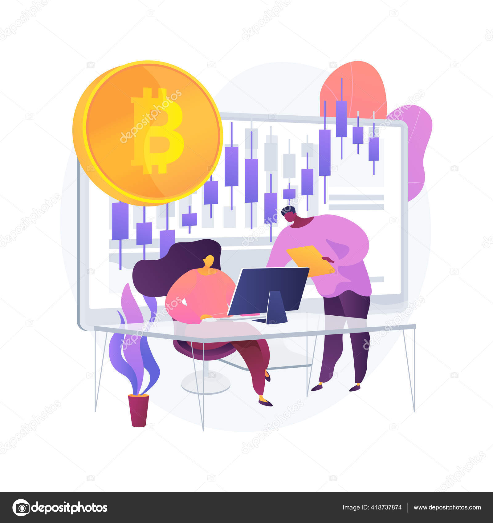 ビットコイン 仮想通貨 暗号通貨 イラストのイラスト素材30378122- PIXTA