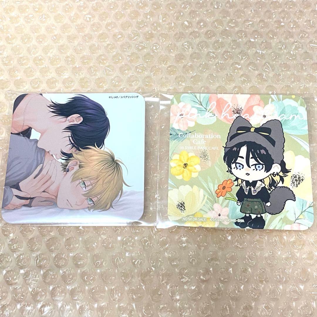 しっけ先生 ピンクハートハートジャム コラボカフェ スマイルベースカフェ アクリルスタンドアクリルキーホルダーセットYahoo!フリマ 旧PayPayフリマ