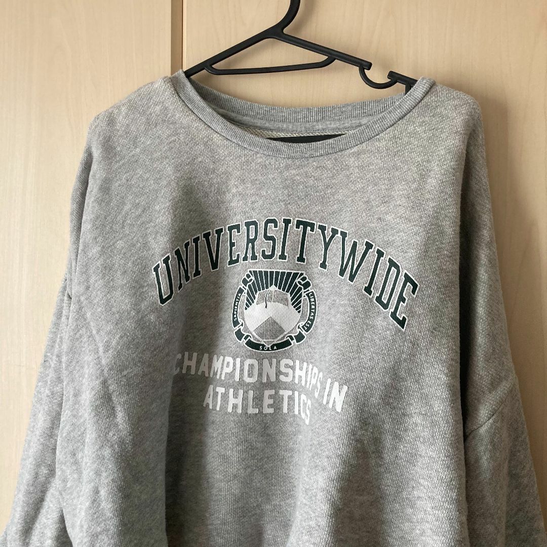 Ungridアングリッド- ビッグシルエットロゴスウェット - FAITHWEB