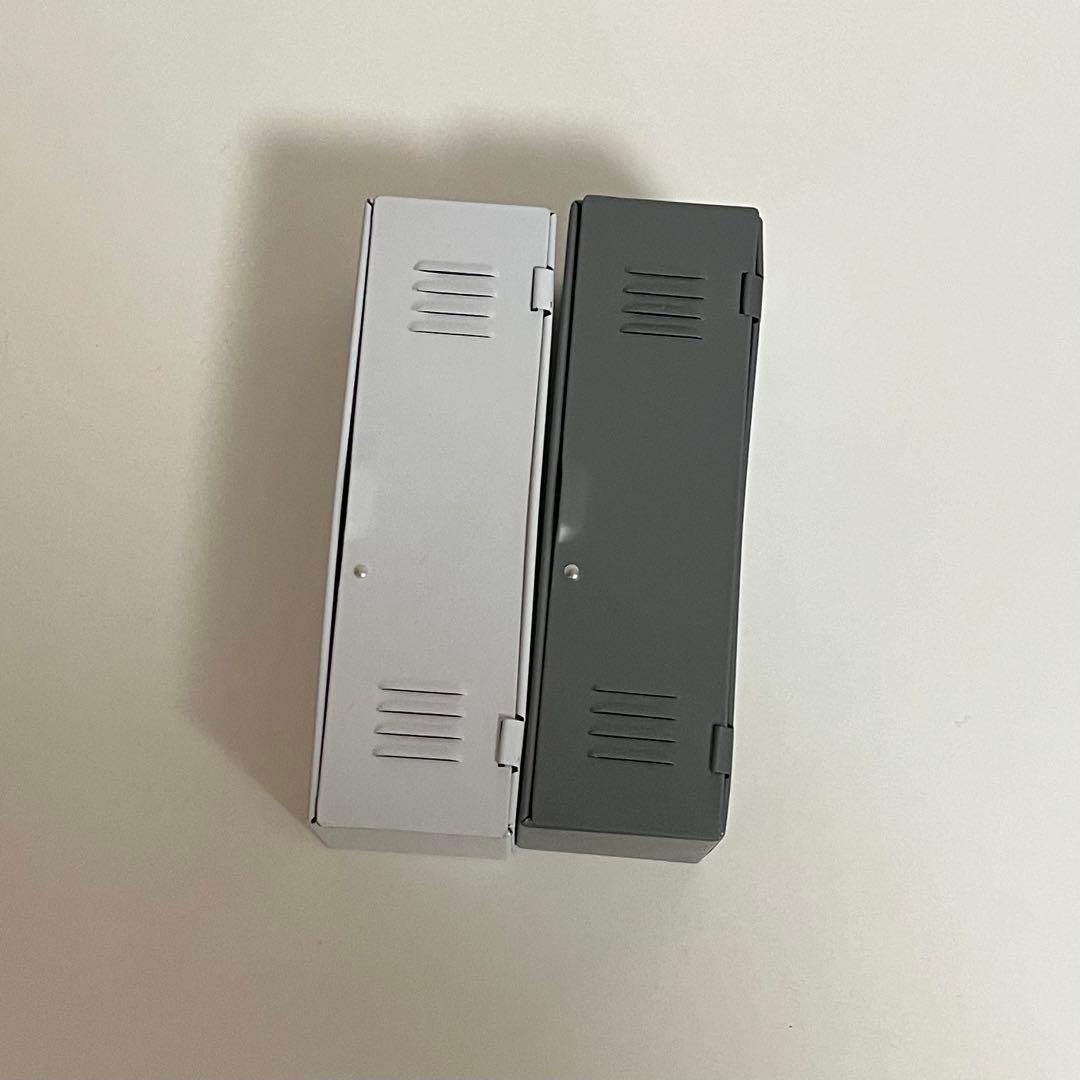 百円図鑑セリア ブリック レトロロッカー *2色