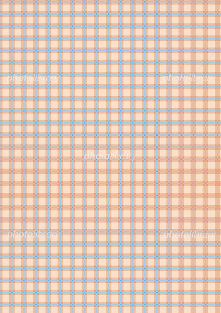 ギンガムチェッック パターン素材 ベージュ イラスト商用フリー 無料 のイラスト素材なら「イラストマンション」