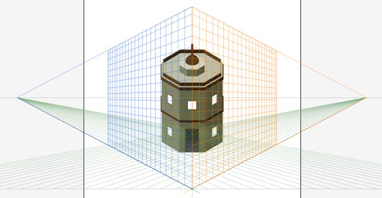 イラストレーターなにこれ。 遠近グリッドツールの消し方ポスター印刷のプリオ