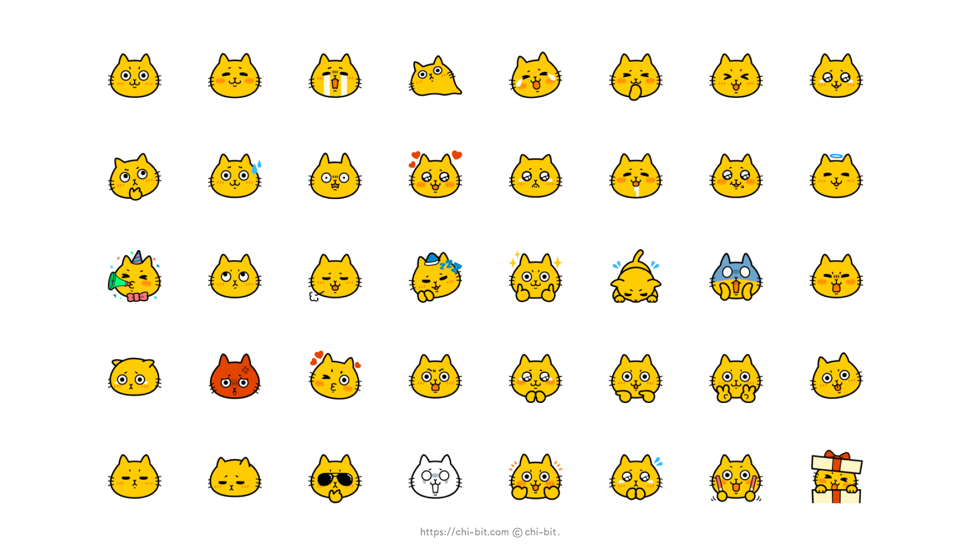 絵文字作成キットベクトルセット。絵文字と絵文字は、キットの目と口に驚き、興奮して直面しますPremiumベクトル素材