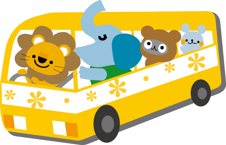 通園バスイラスト無料イラスト・フリー素材なら「イラストAC」