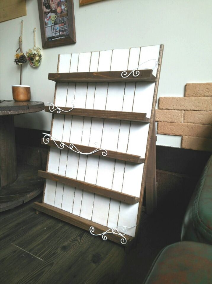 木製 飾り棚 マルシェ陳列棚 ディスプレイ棚 店舗什器 ① 木箱・木製什器の専門