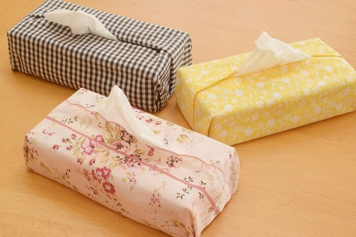 発明しちゃったかも！？ 縫わない！切らない！ハンカチで簡単「ボックスティッシュカバー」♬ポイントは箱を〇〇〇すること ￣ー￣:happy-go-lucky -心地いい暮らしのコツ- Powered by ライブドアブログ