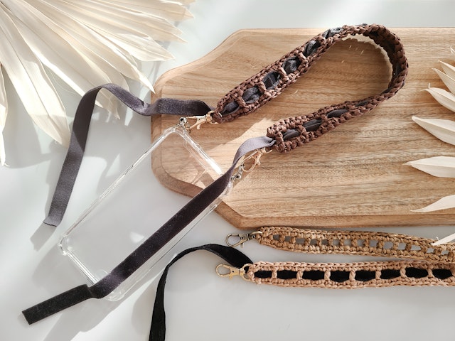 かぎ針編みのネックストラップ ハート模様 の作り方その他ファッション アトリエハンドメイドレシピ 作り方 と手作り情報サイト