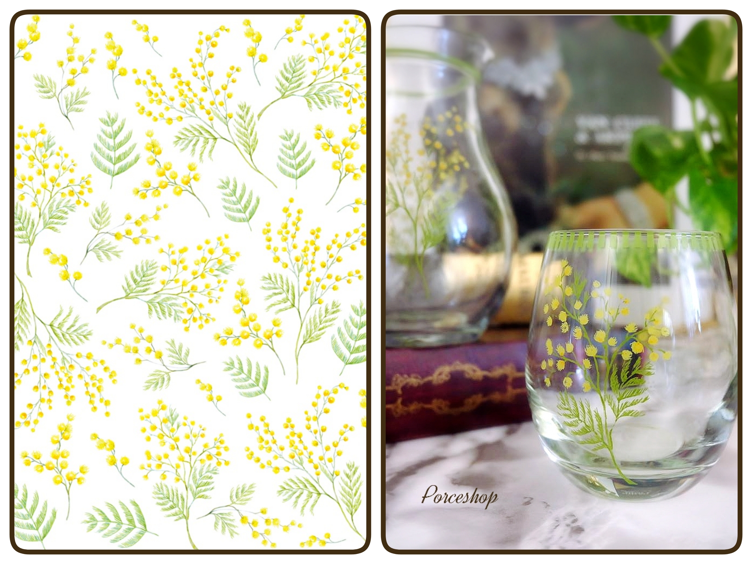 ガラス用転写紙『CAT LOVER A&B』A4 ガラス焼成用