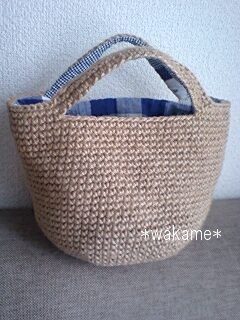 編み物 麻紐バッグのおしゃれなアレンジ・飾り方のインテリア実例RoomClip ルームクリップ