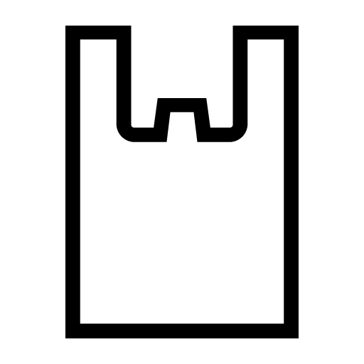 レジ袋・ビニール袋のアイコンフリーのアイコンイラスト素材 icon-pit