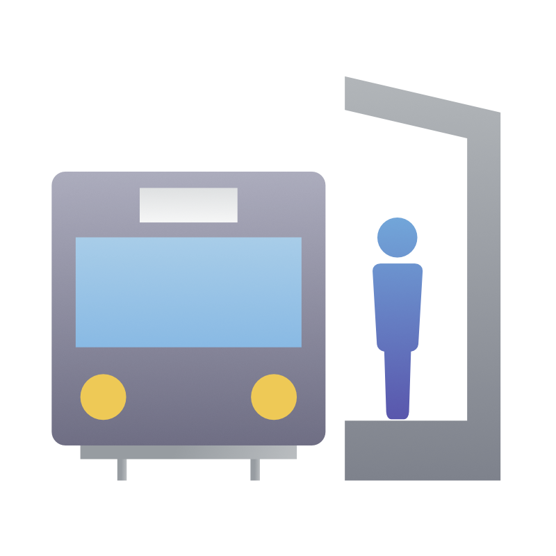 色塗りできる道の駅のイラストぬれよん-ぬれるフリーイラスト