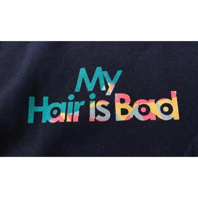 My Hair is Bad マイヘア ロゴ タオル My Hair is Bad タオルカレッジタオル