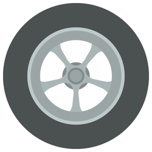 車のタイヤとホイールのイラストかわいいフリー素材集 いらすとや