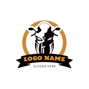 レーシングチームのロゴPremiumベクトル素材