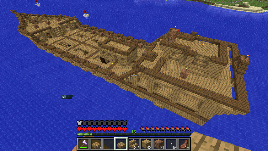 作りやすい小さな船のアイデア5選だよ！ マイクラ建築minecraftマイクラマイクラ統合版建築ミニ建築作り方動画TikTok