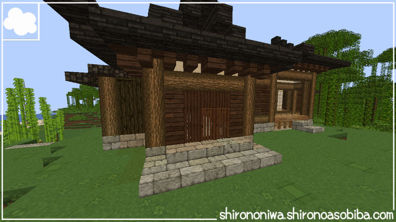 Minecraft ちょっと豪華な和風の民家簡単に作れる設計図！！ マイクラ建築家Den Creation