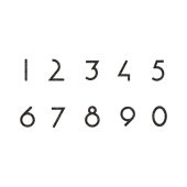 number 数字のスタンプ素材商用フリー 無料 のイラスト素材なら「イラストマンション」