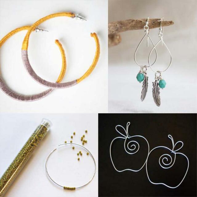 自由自在で簡単♡「ワイヤーアクセサリー」基本の作り方とアイディア集キナリノ