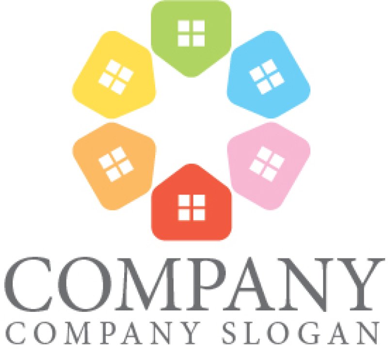 ロゴ販売サンプルです。A・虹色・線・グラデーション・アルファベット・ロゴ・マークデザイン2813をイメージしたロゴデザインです