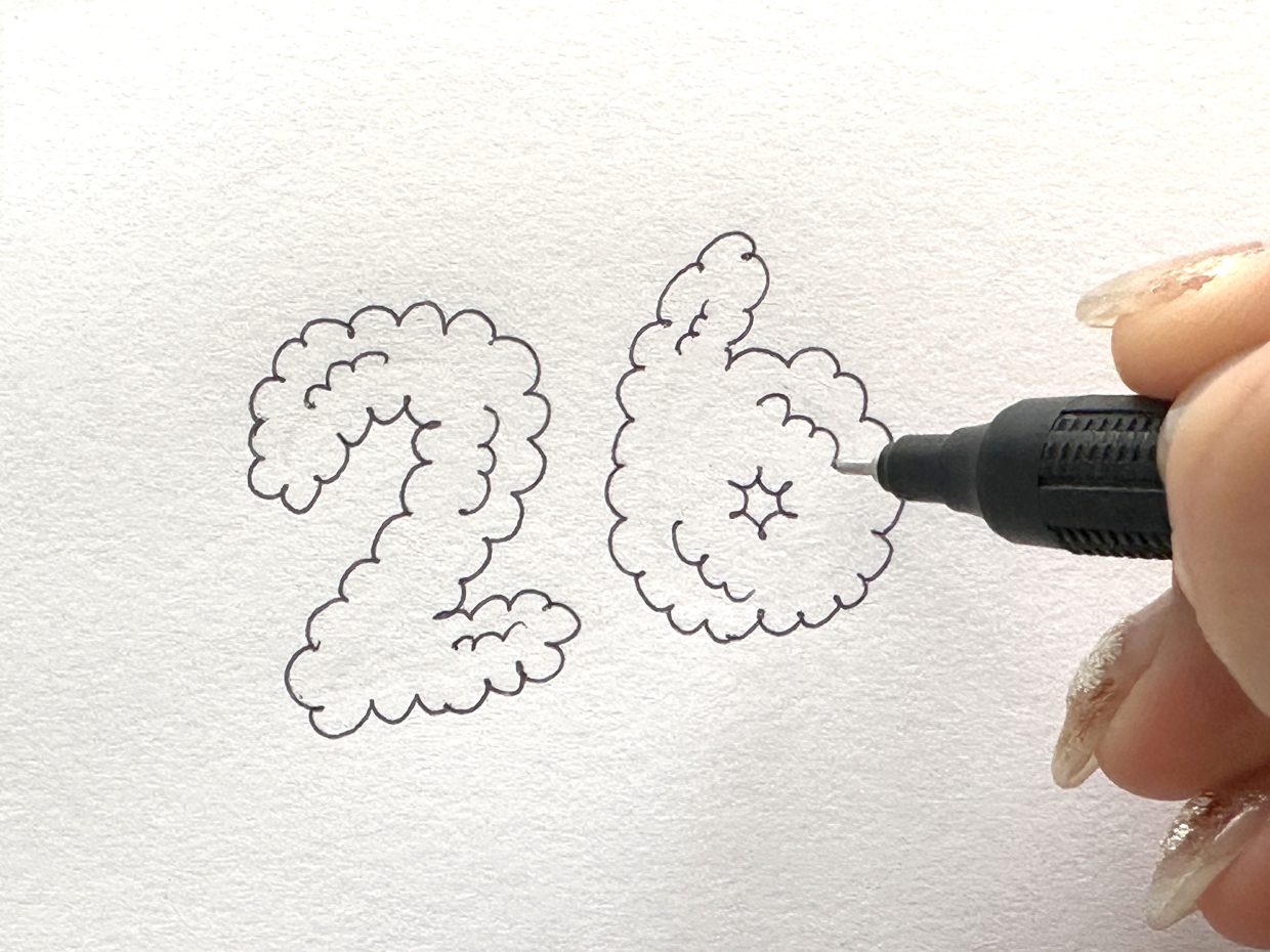 簡単かわいい手帳に使える数字の描き方を 30個 紹介！TOMBOW FUN ART STUDIO トンボ鉛筆