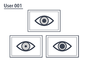 虹彩認証イラスト無料イラスト・フリー素材なら「イラストAC」