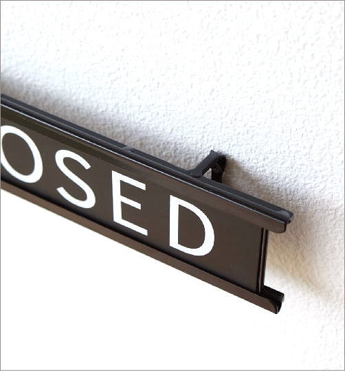 オープン クローズ 両面 看板 おしゃれな 木製 プレート OPEN CLOSED サイン 開店 営業中 ハンドメイド MDF板 -N・LIGHTING エヌ・ライティング ハンドメイド雑貨ショップ