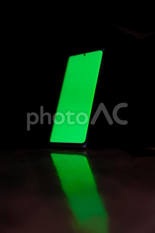 クロマキー風のスマホ画面イメージ - No: 23710495写真素材なら「写真AC」無料 フリー ダウンロードOK