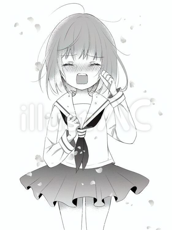 夢見るアリス風女の子イラスト – Unlimited -フリー素材サイト