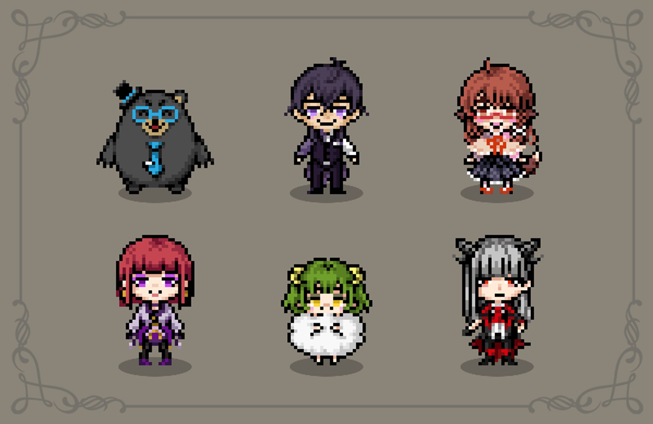 ▽ここ一年で描いたドット絵をシングルサイズでまとめて見る