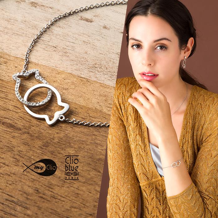 ClioBlue クリオブルー シルバー 魚 ハートモチーフ リング 2点 クリオブルー ネックレス シルバー 魚の買取