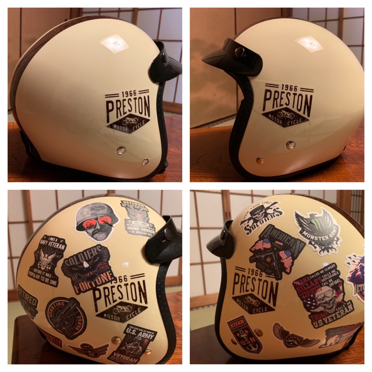 送料込み 汎用 ヘルメットをVenom風にカスタム！ ステッカー ヴェノム デカール ラッピング ベノム